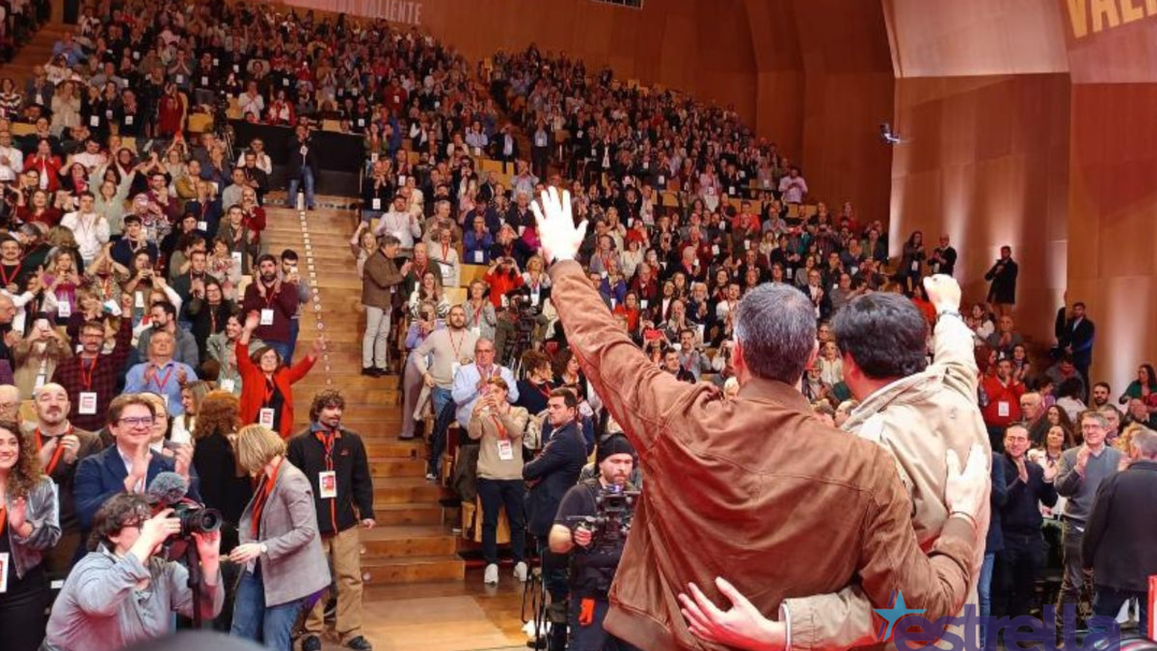Sánchez, amigo personal de Óscar López, ha clausurado el Congreso que ha afianzado el liderazgo del ministro de Transformación Digital al frente del PSOE-M.