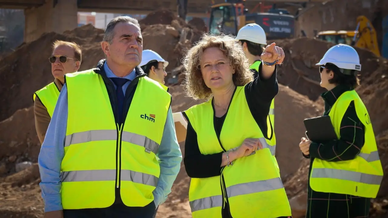 El vicepresidente segundo y conseller para la Recuperación tras la DANA, Francisco José Gan Pampols, en una visita a una zona afectada por la DANA. Imagen: Generalitat Valenciana