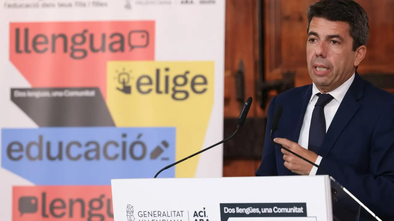 Carlos Mazón en la presentación de la consulta. Imagen: Generalitat Valenciana