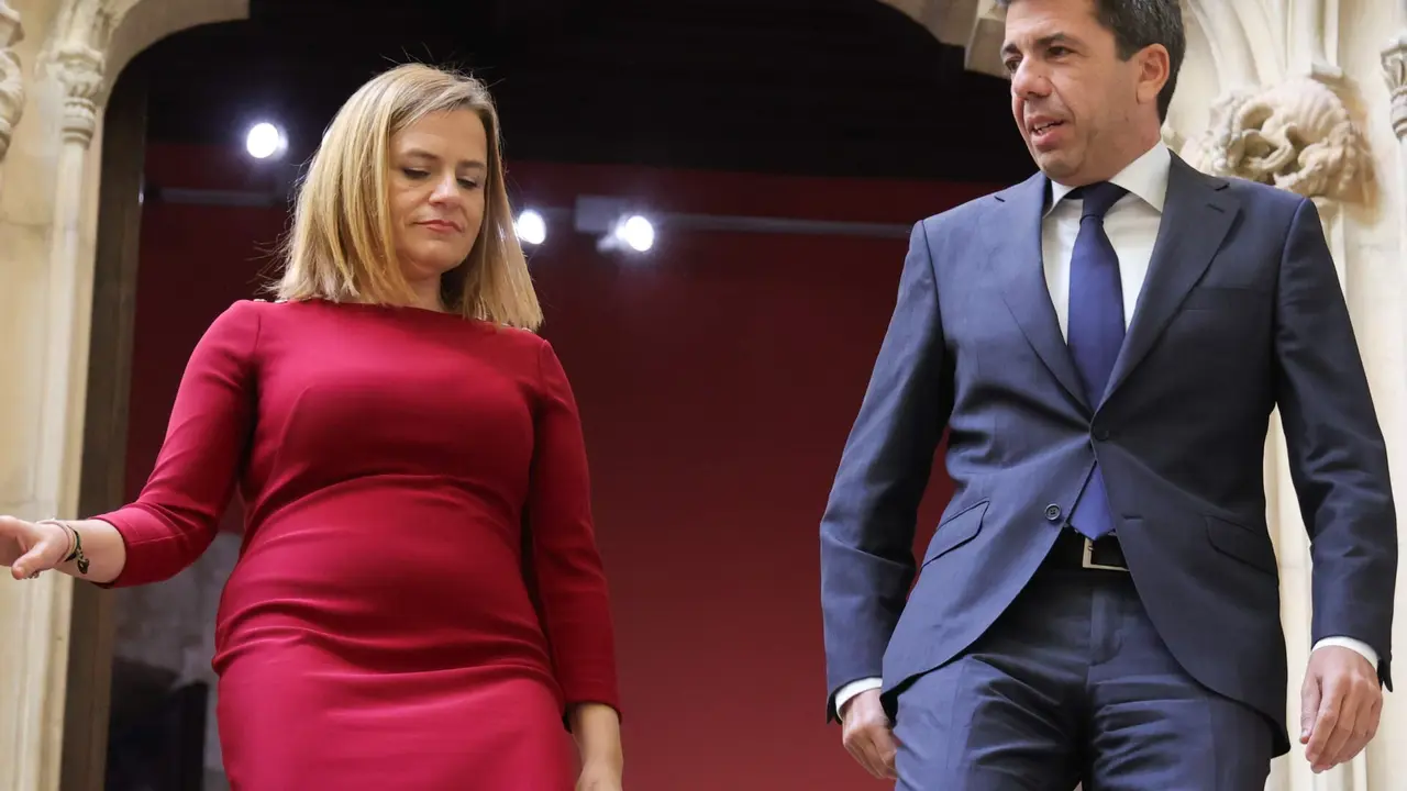 Pilar Bernabé y Carlos Mazón en una imagen de archivo. Imagen: Generalitat Valenciana