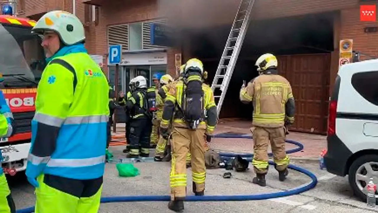 Incendio en Alcorcón (Madrid)/ imagen 112