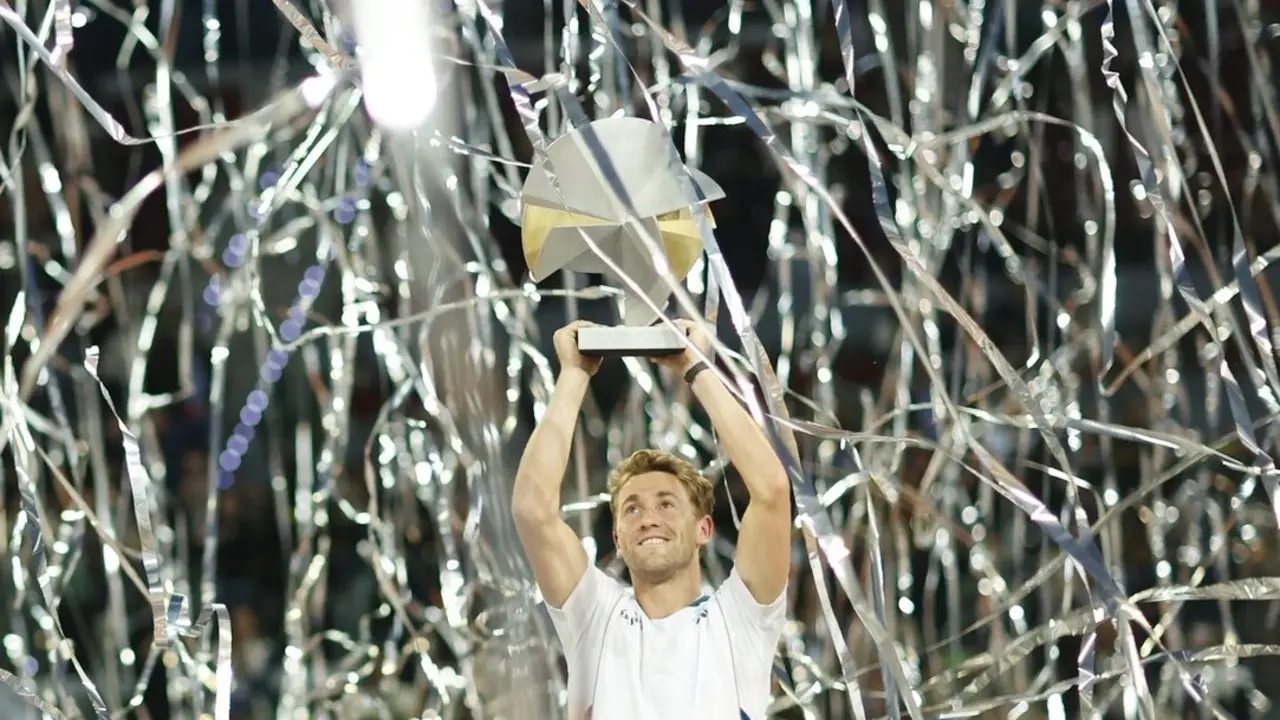 Primer título grande para Ruud. Fuente: ATP Tour/ X