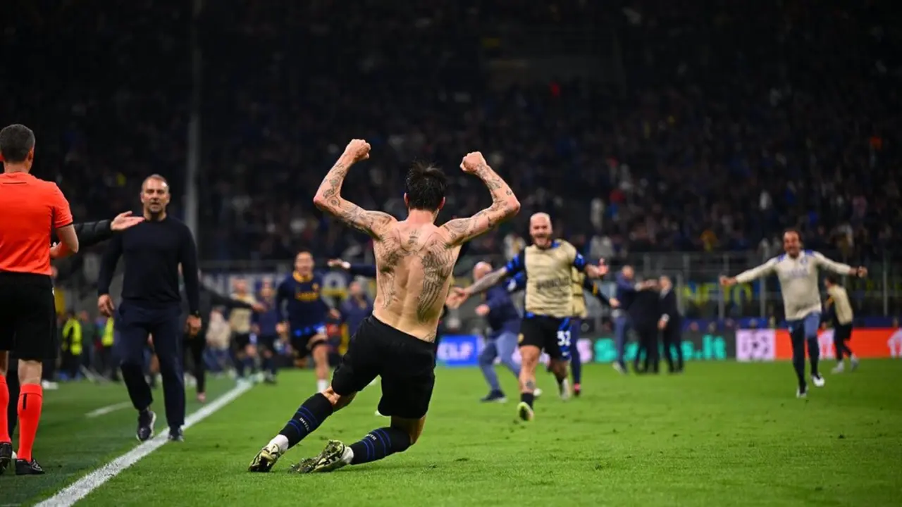 Acerbi fue el héroe de la noche. Fuente: Inter Milán/ X