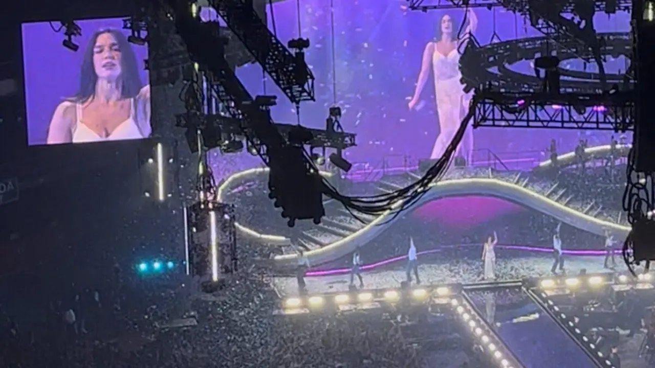 Dua Lipa cierra el show con "Be the One". Imagen: ESTRELLA DIGITAL