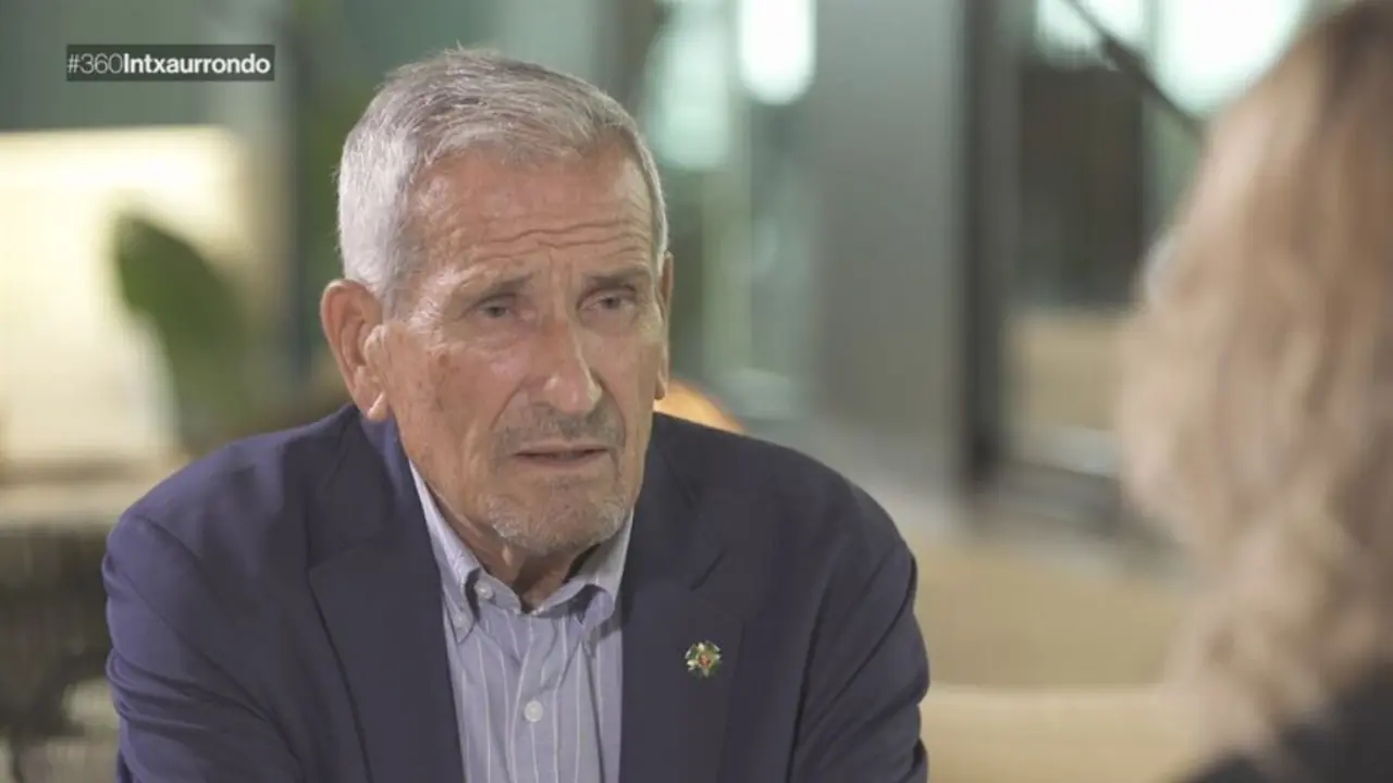 Rafael Vera durante una entrevista que se le realizó en 2020 en EITB, la televisión pública del País Vasco