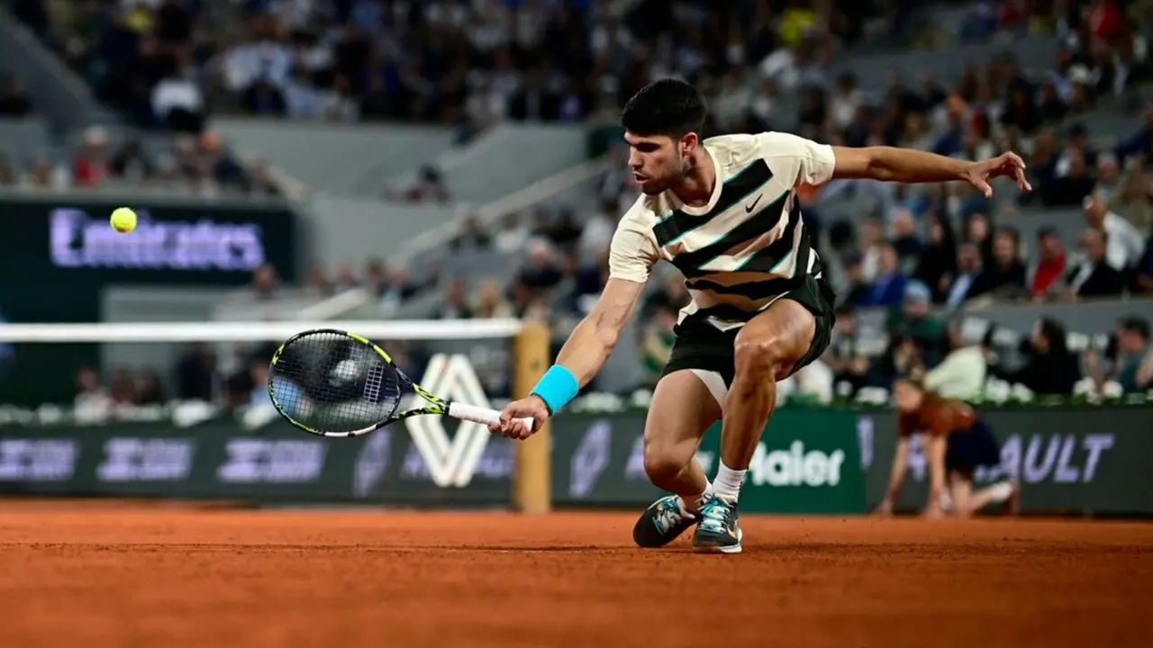 Quinta final de Roland Garros para Carlos. Fuente ATP Tour/ X