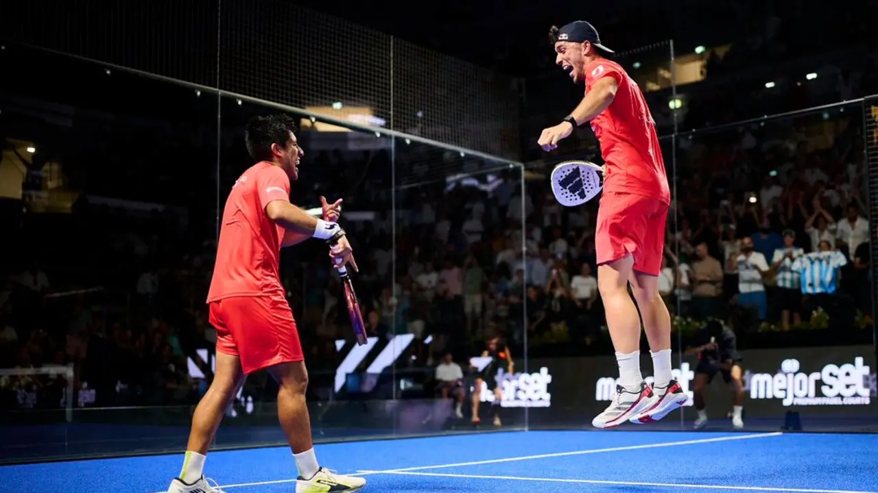 'Chingalán' repite Major de Roma. Fuente: Premier Padel/ X