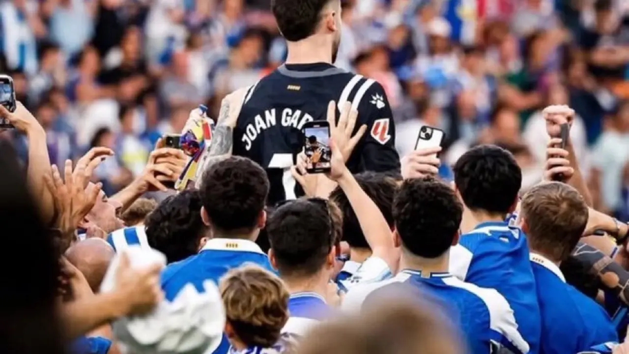 Joan García llevaba 9 años en el Espanyol. Fuente: Son serem FCB/ X