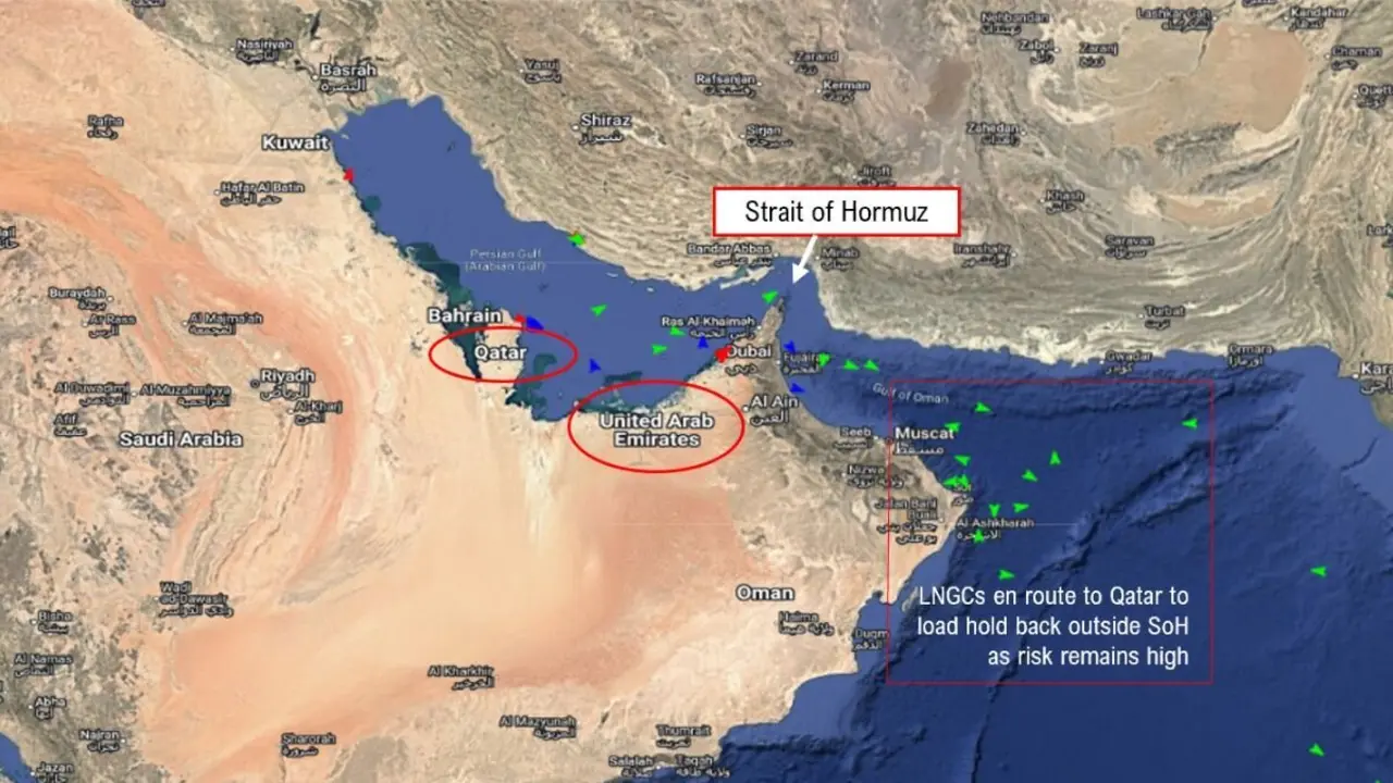 Los buques multipropósito que abastecen a los países del Golfo operan con márgenes estrechos y son “especialmente sensibles a los aumentos de costes o demoras”. (Imagen: Drewry).