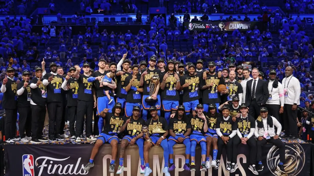 Primer anillo en la historia de Oklahoma. Fuente: OKC Thunder/ X