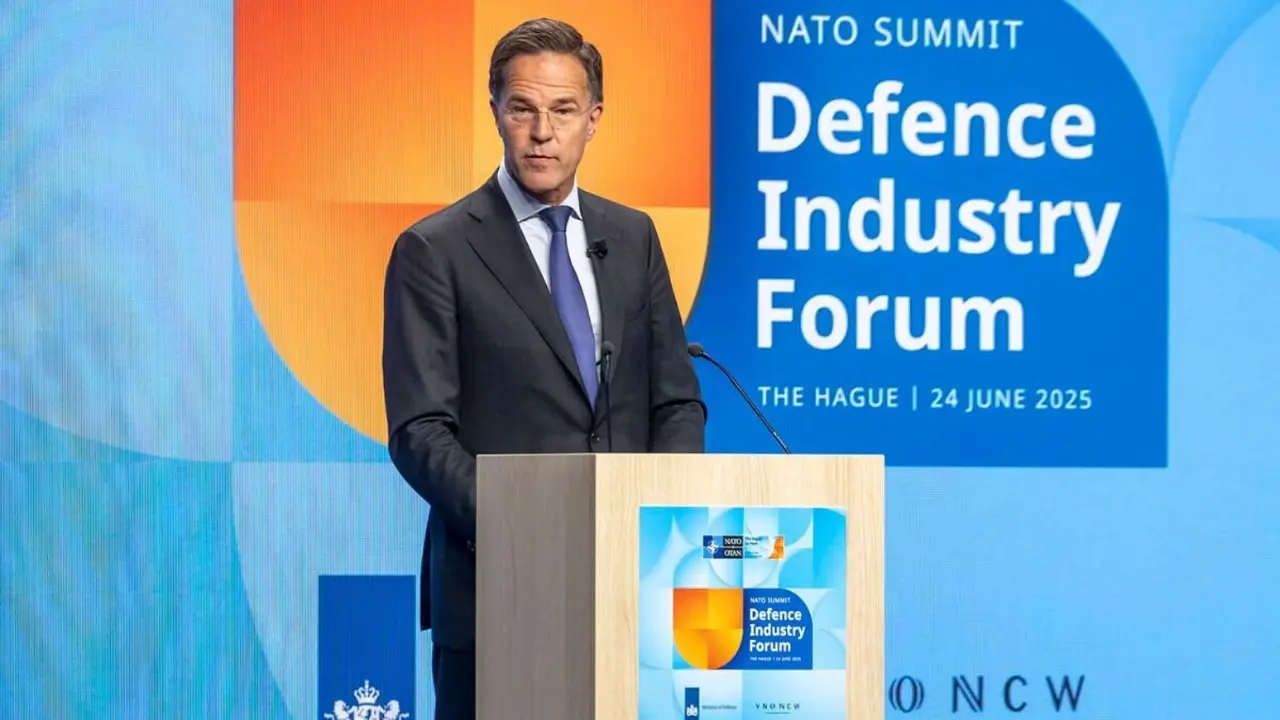 "No hay defensa sin una industria de Defensa fuerte", ha sentenciado Mark Rutte. (Foto: OTAN).