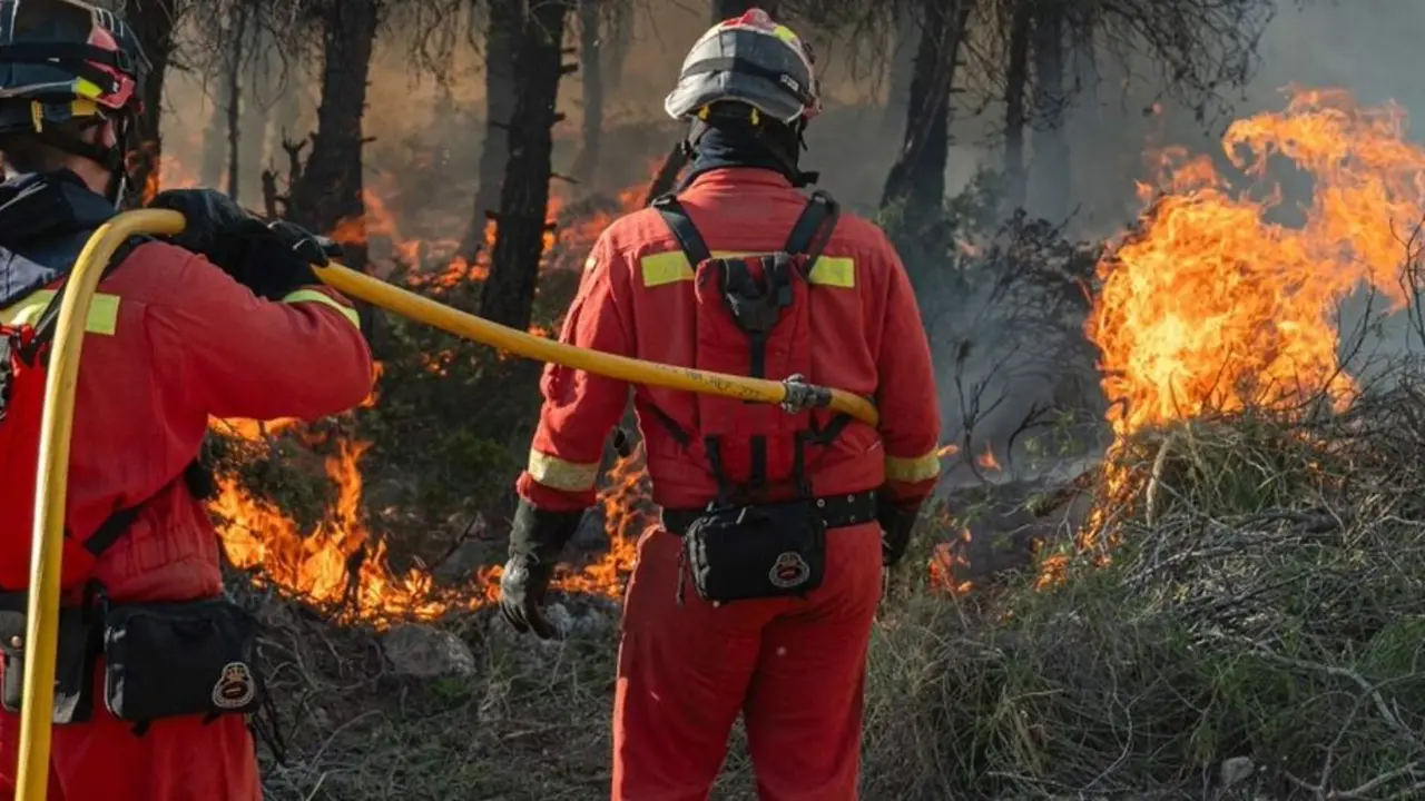 La UME refuerza sus efectivos de cara al plan anual de Lucha Contra Incendios Forestales// (Foto: Ministerio de defensa/ UME)