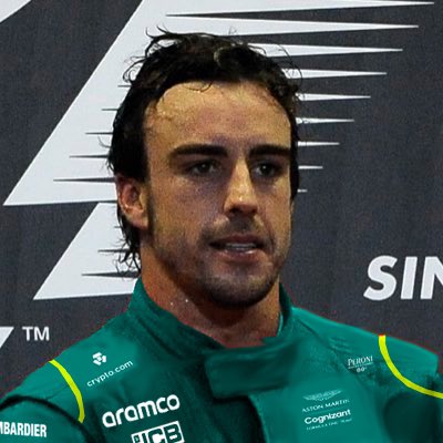 Fernando Alonso con el verde british de Aston Martin Fernando Alonso con el verde british de Aston Martin