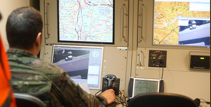 drones cabina piloto interior uva ejercito