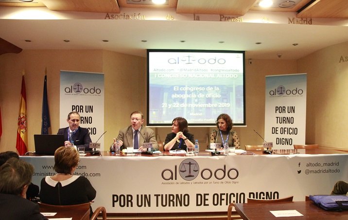 Vista de la segunda mesa redonda de debate del I Congreso Nacional de ALTODO