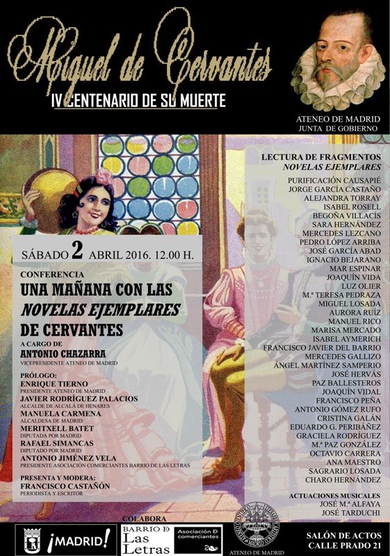 Cartel acto Cervantes 2 abr 2016