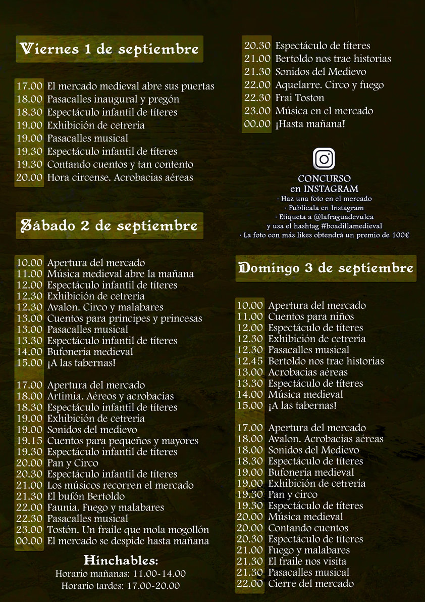 Porgrama mercado medieval