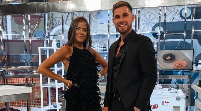 Tom Brusse y Melyssa  en una imagen reciente