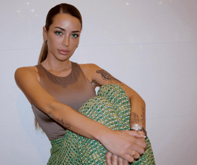 Mayka en una de sus últimas fotos con evidente)