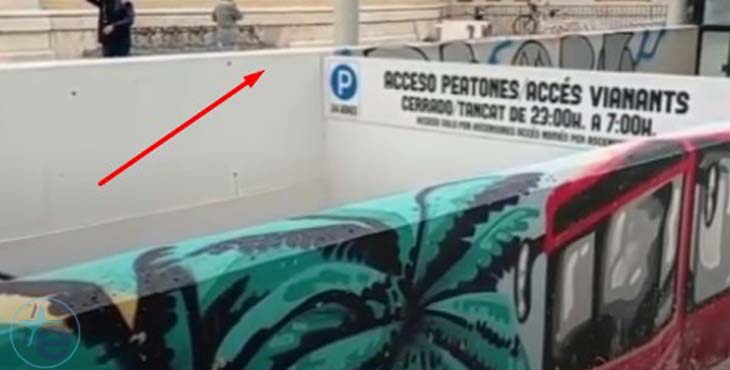 parking subterráneo de Ciudad de Brujas València