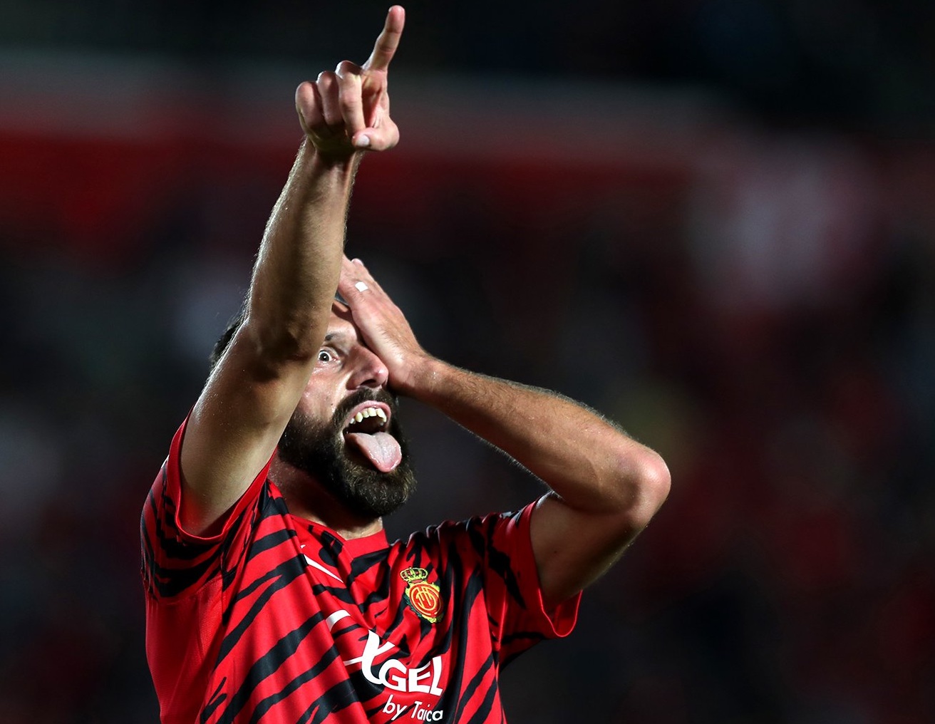 Vedat Muriqi celebra su gol frente al Atlético de Madrid. Otra derrota del Atleti