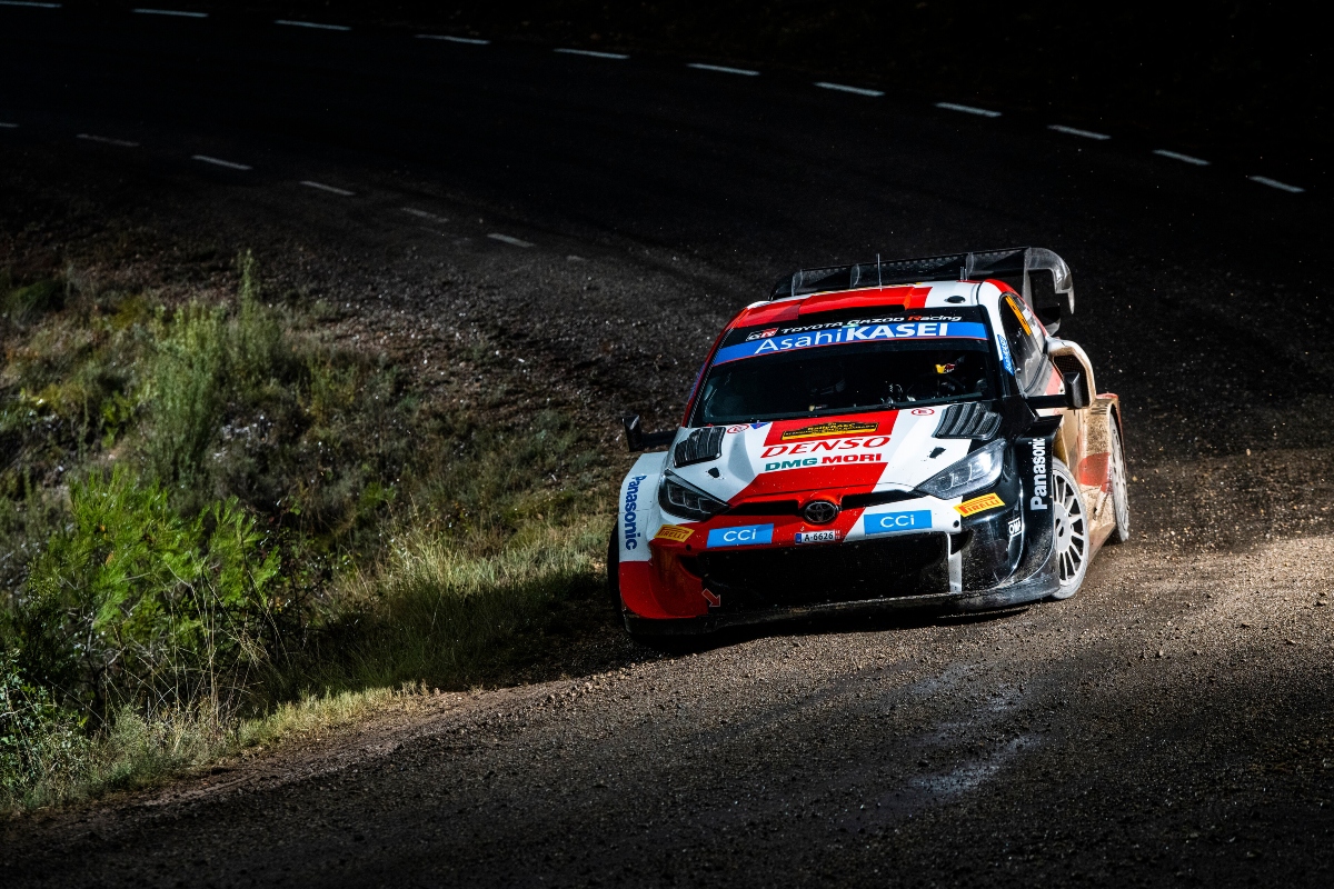 Kalle Rovanperä en el RallyRACC 2022 con su Toyota GR Yaris Rally1