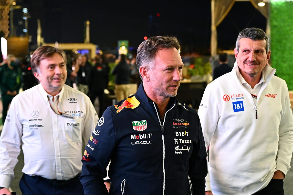 Jost Capito junto a Christian Horner y Guenther Steiner (Fuente: Red Bull Content Pool)