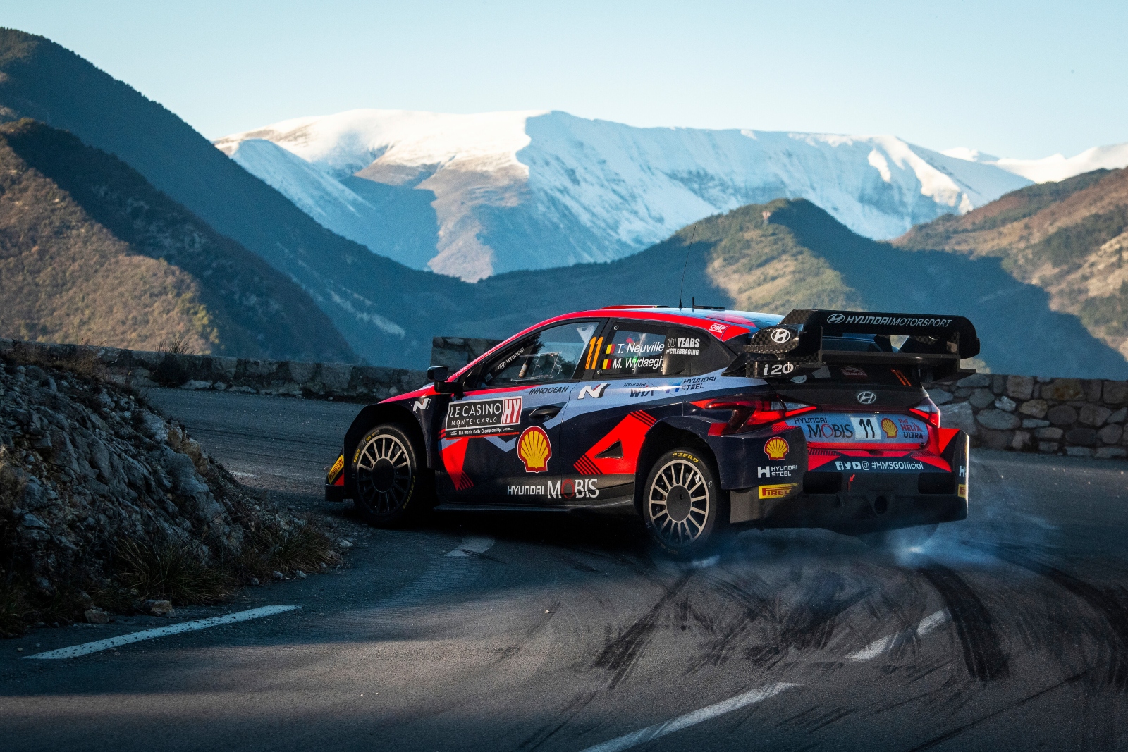WRC Rallye Monte-Carlo 2023 Neuville Hyundai 3
