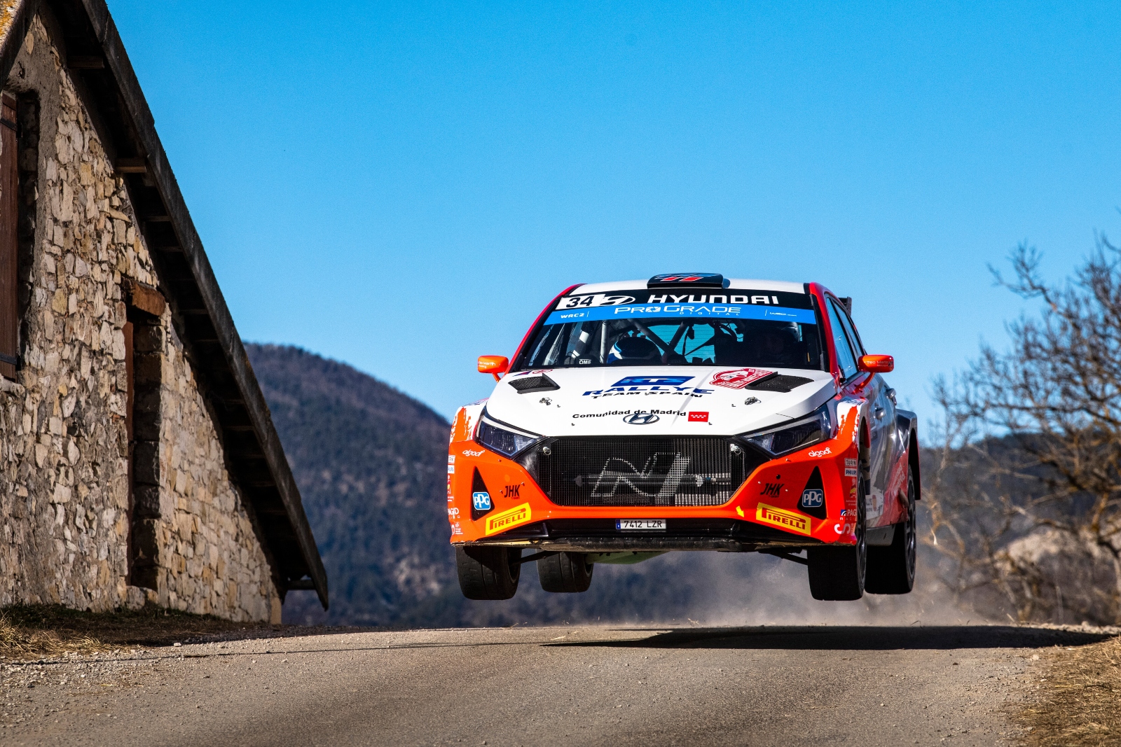 Rally Monte-Carlo 2023 Hyundai WRC2 Pepe López