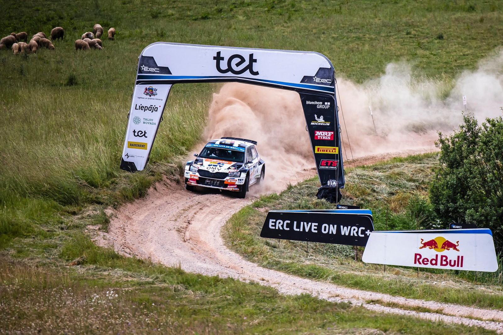 Rallye de Liepaja Riga Letonia ERC WRC
