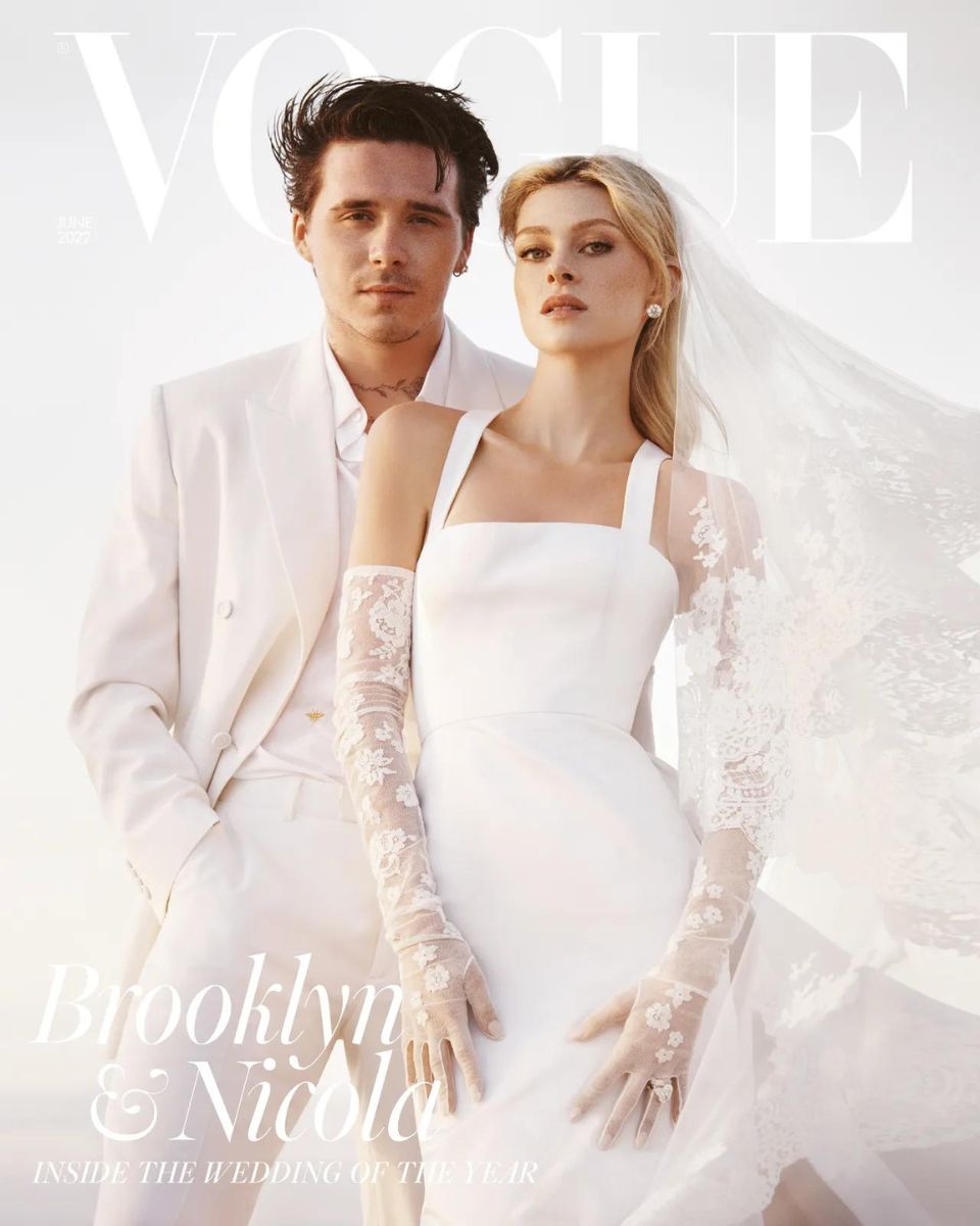 Portada de Vogue boda Brooklyn Beckham y Nicola Peltz