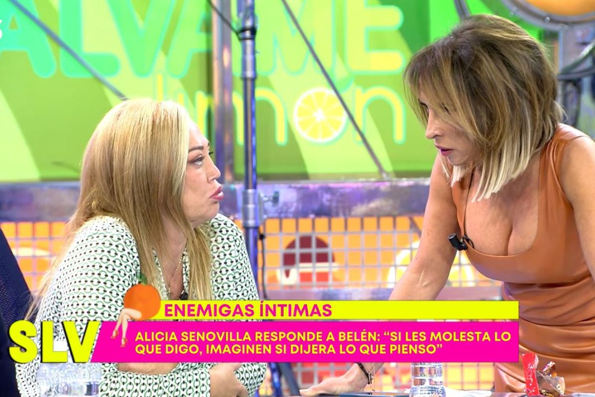 María Patiño y Belén Esteban hablan de Alicia Senovilla