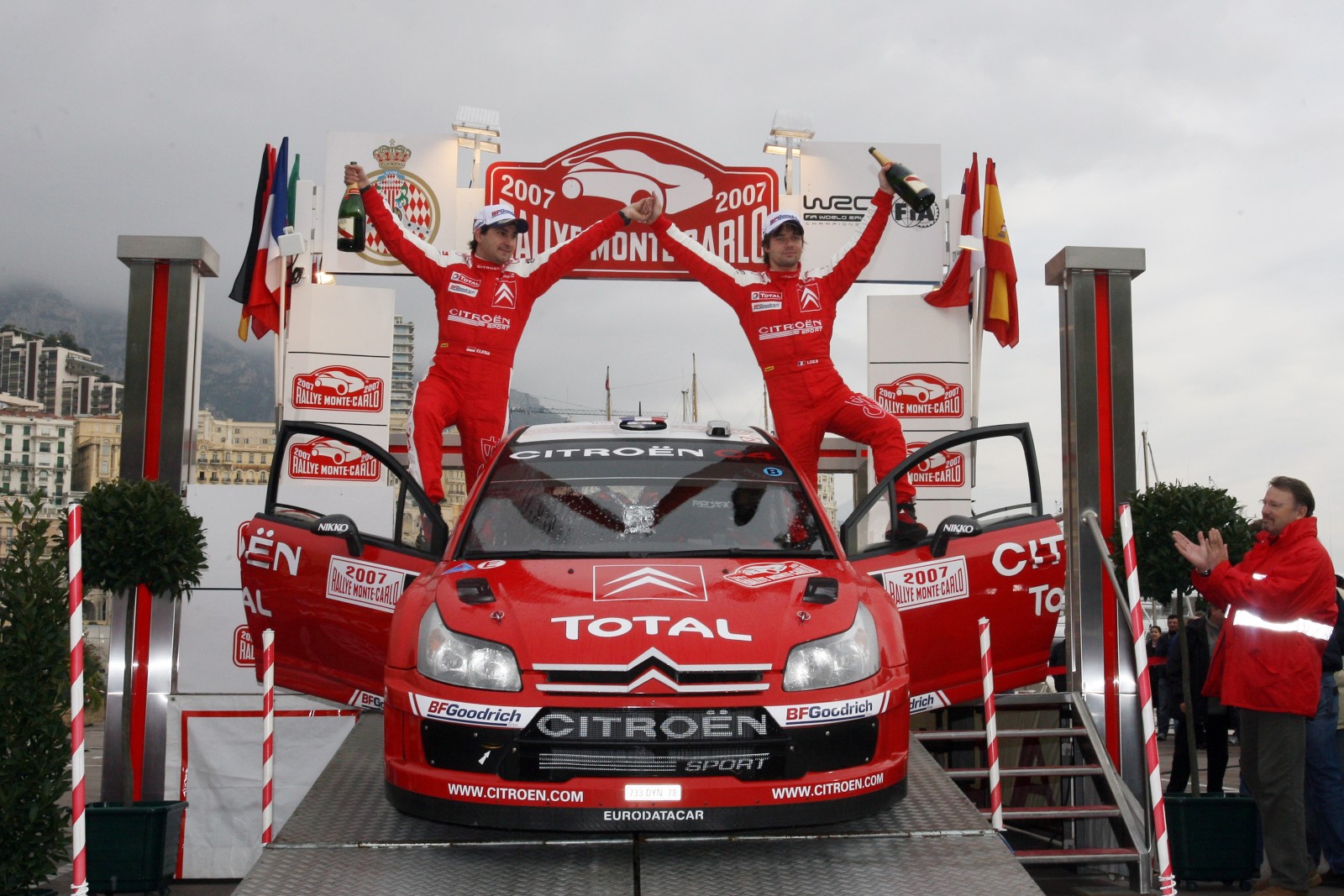 Loeb Elena Monte-Carlo 2007 WRC Citroën