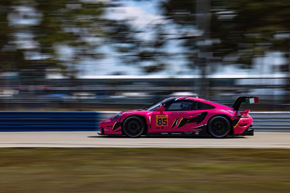 WEC Sebring Porsche Iron Dames test 2023
