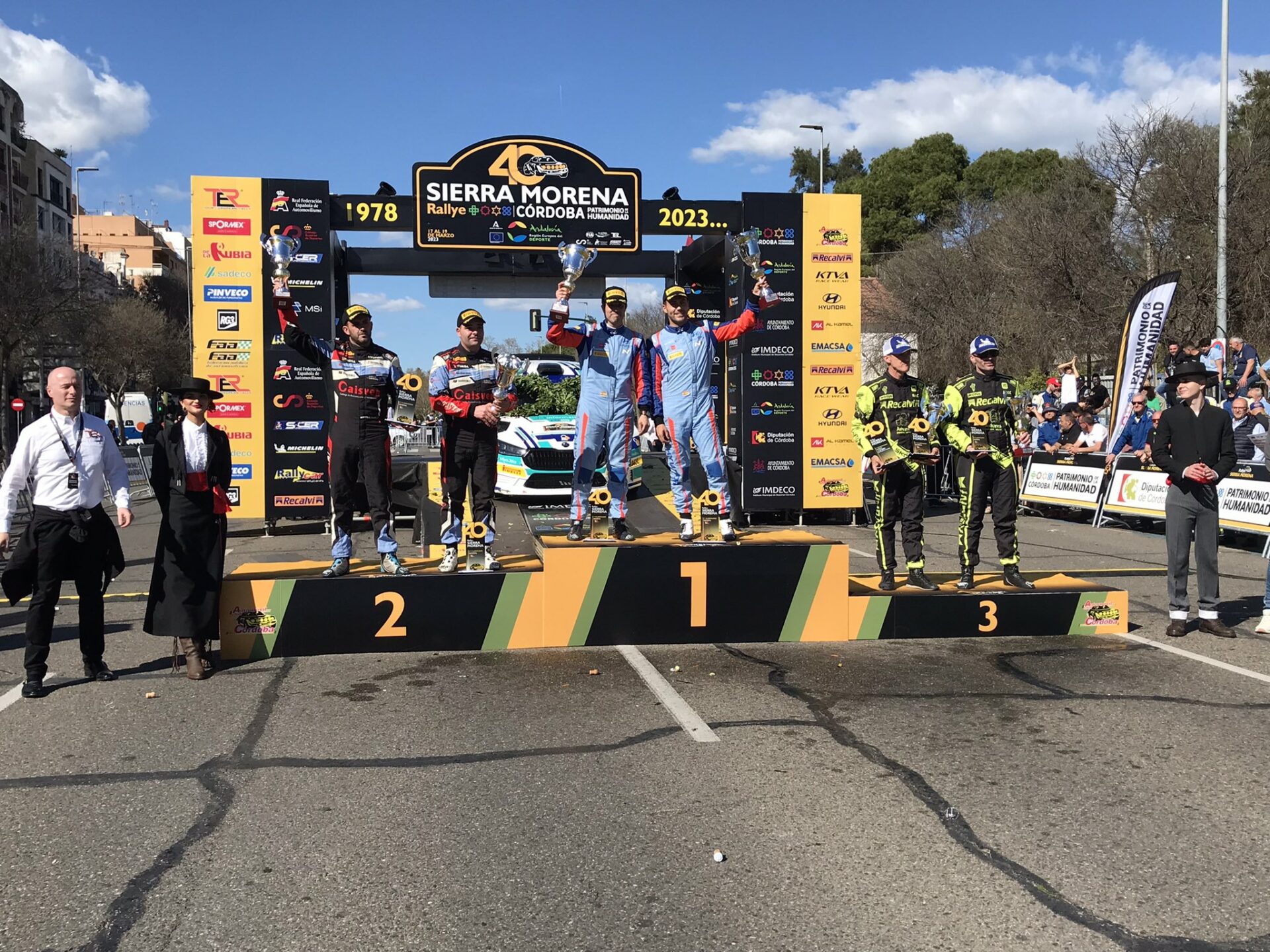 Rallye Sierra Morena 2023 Córdoba Podio