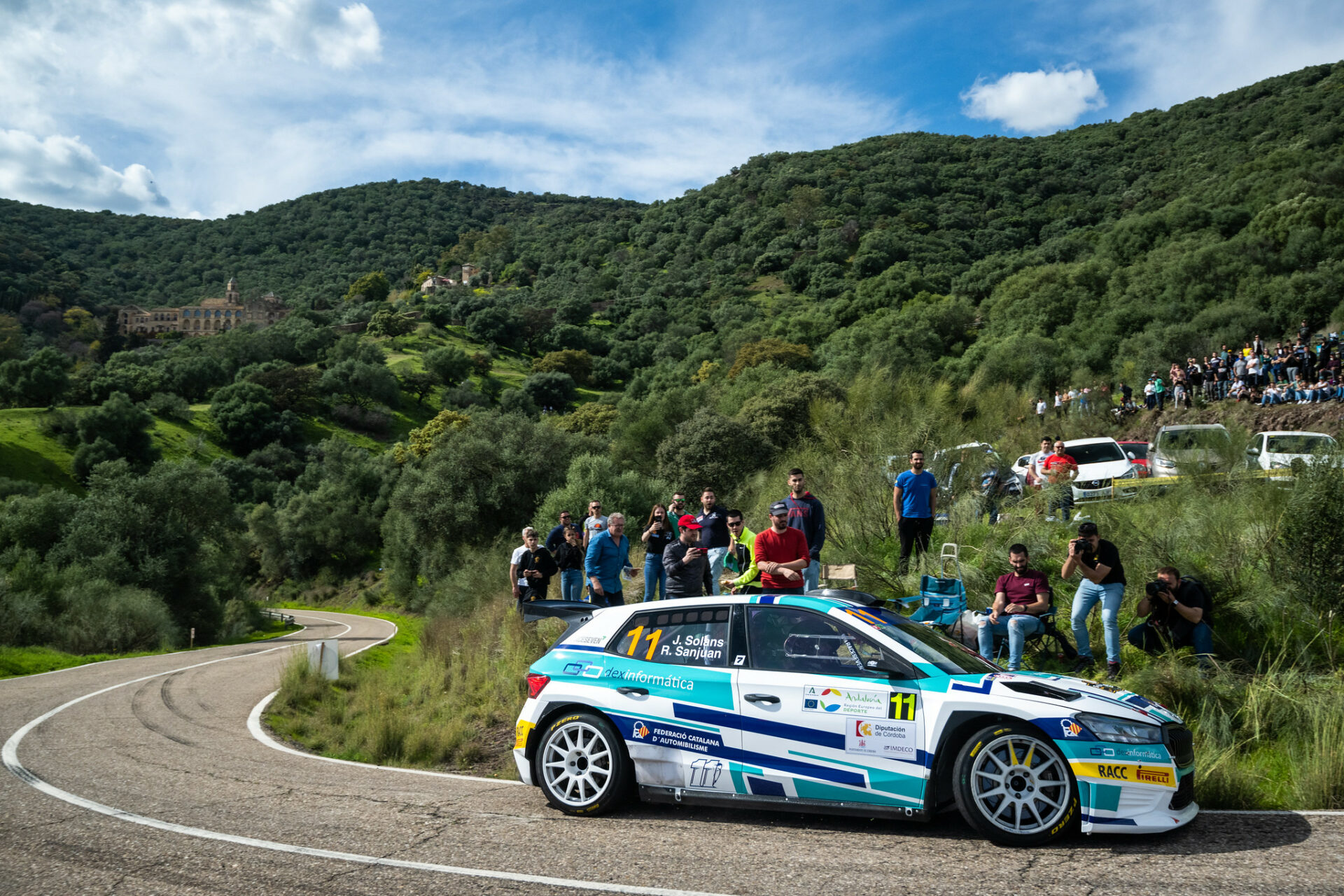 Rallye Sierra Morena 2023 Solans Skoda Córdoba 2