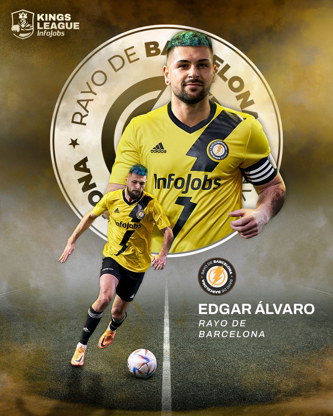 2º lunes de Mercato Kings League Édgar Álvaro Rayo de Barcelona