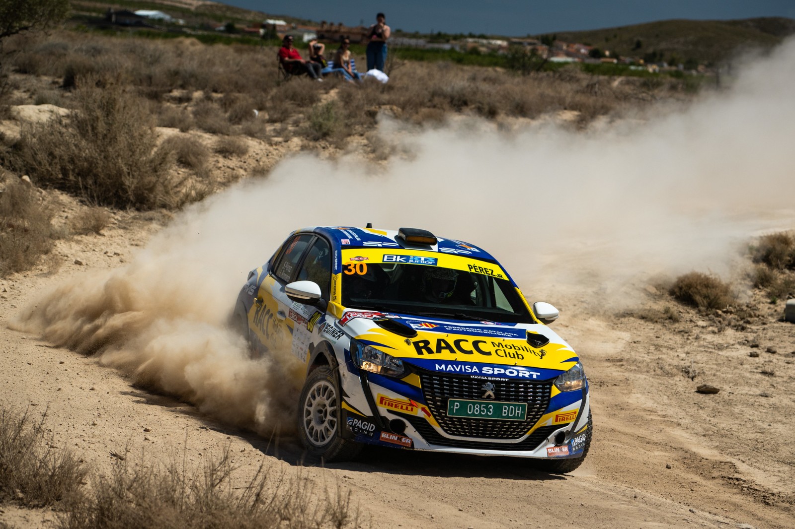 Rallye Tierras Altas de Lorca 2023 Peugeot Sergi Pérez Beca RTS