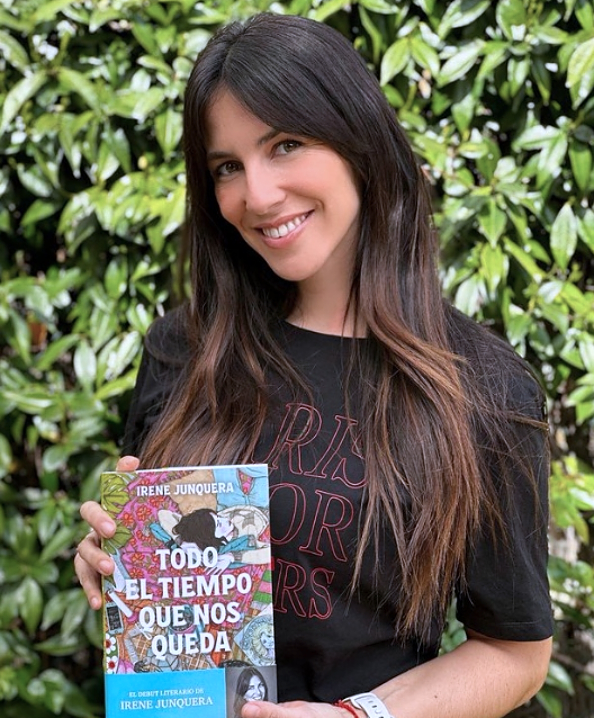 Irene Junquera ha presentado su primer libro, 'Todo el tiempo que nos queda' / Instagram @irenejunquera