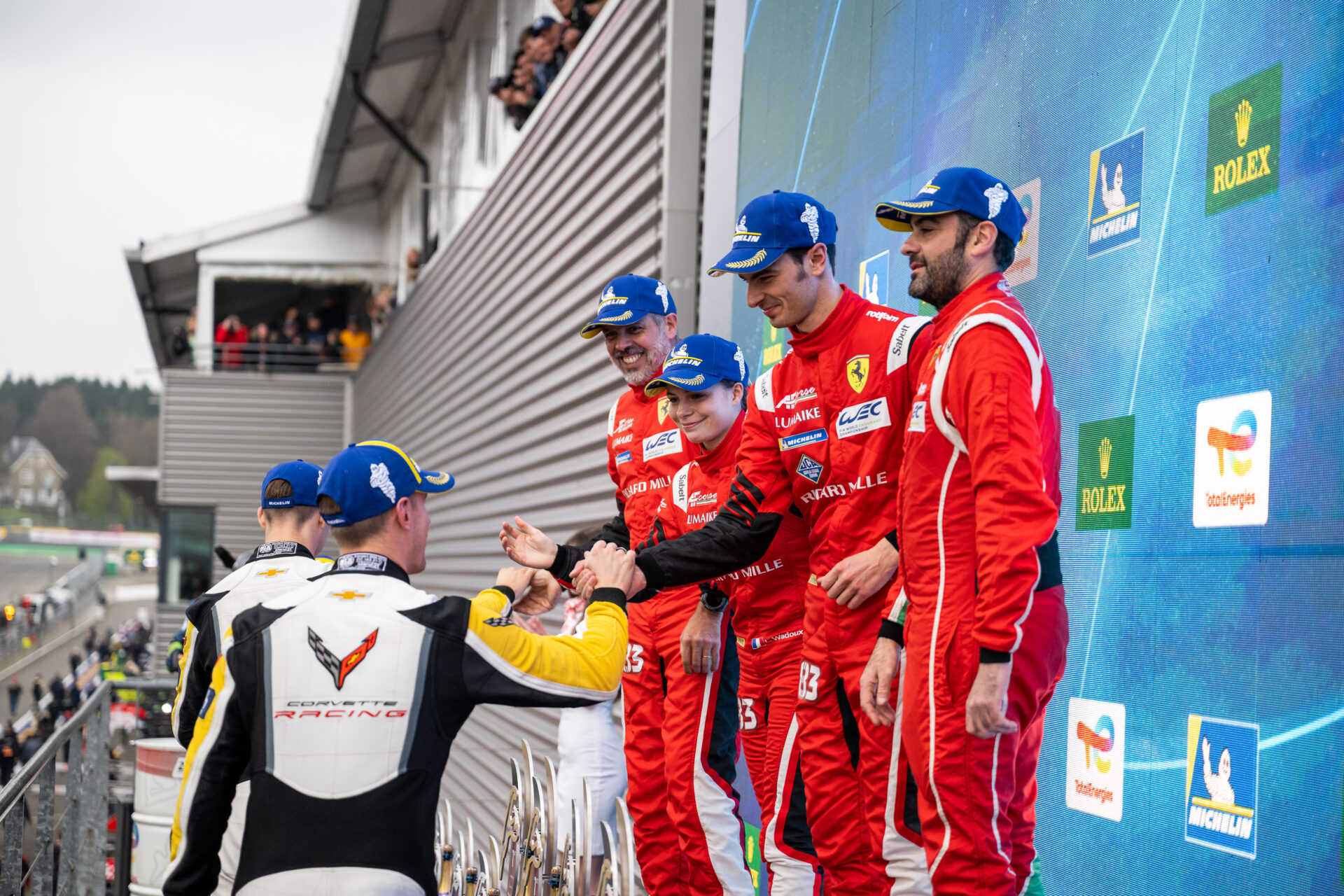FIA WEC 6 Horas de Spa 2023 podio LMGTE AM