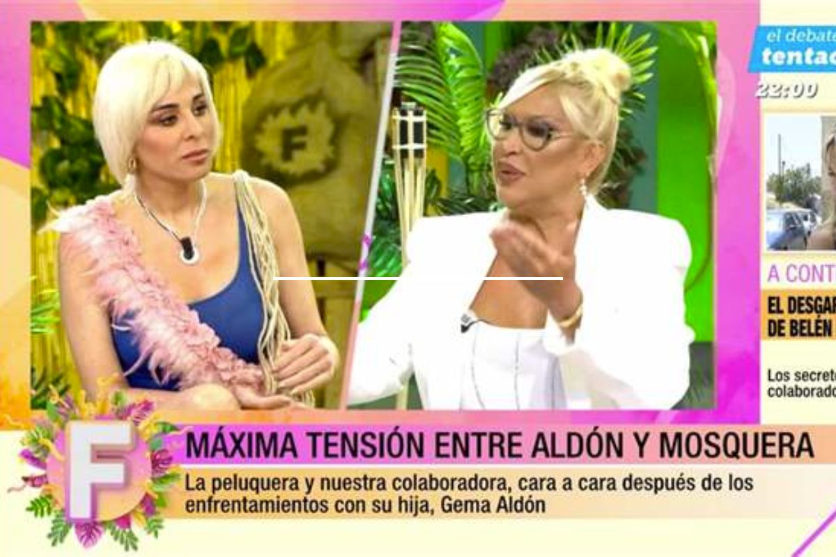 Pelea entre Raquel Mosquera y Ana María Aldón