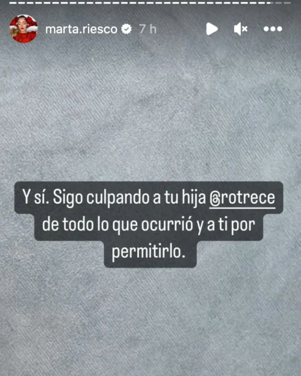 Marta Riesco ataca a Rocío Flores 