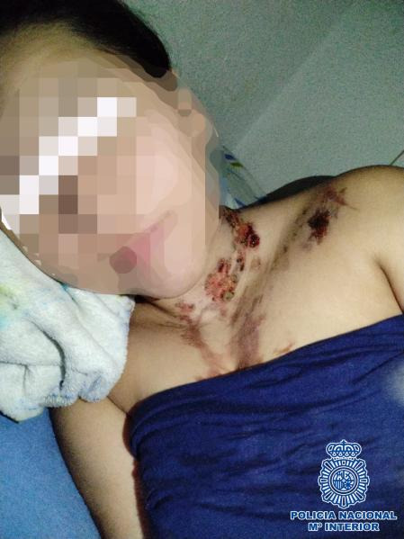 La joven secuestrada que ya ha sido liberada
