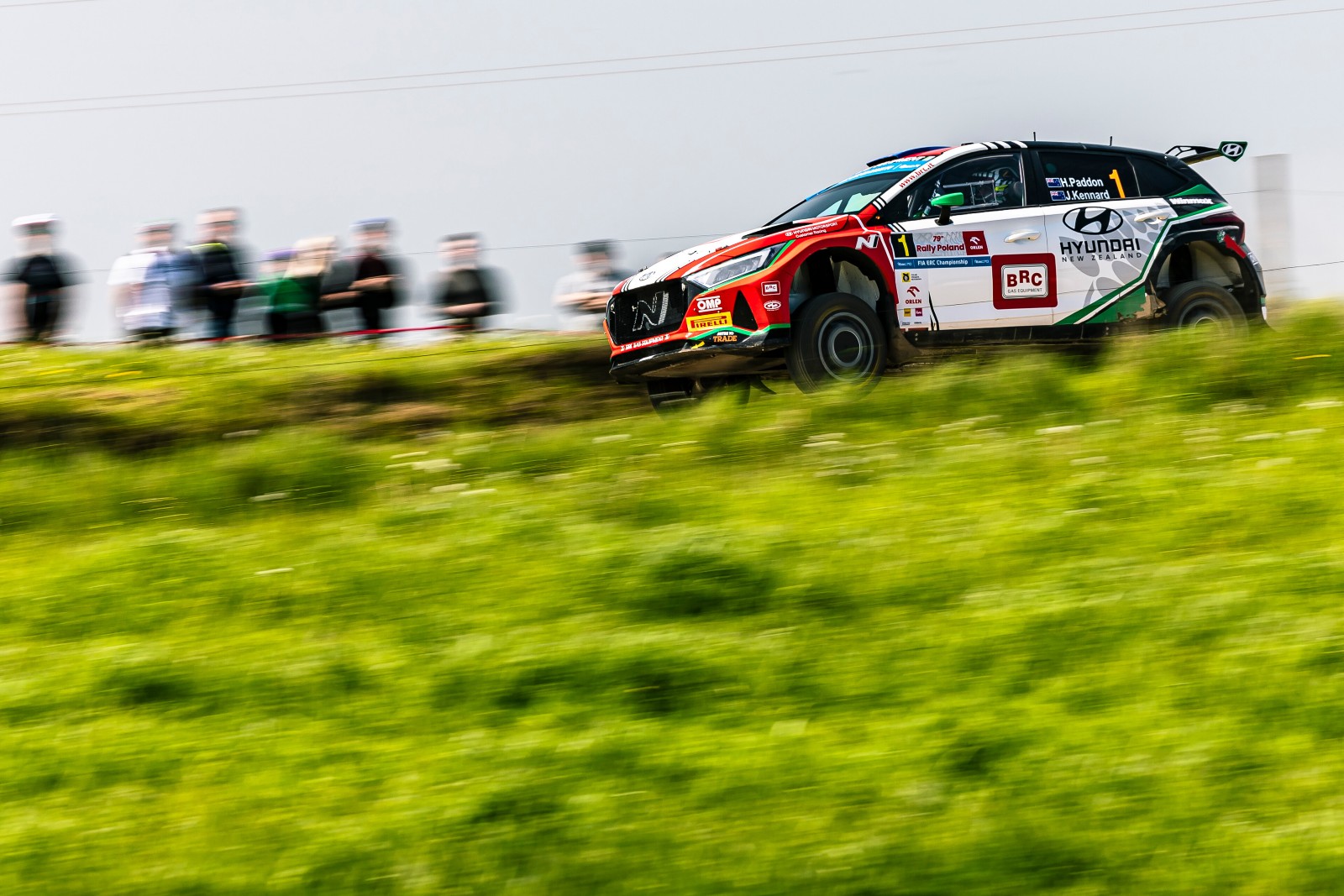 Rallye de Polonia 2023 Paddon Hyundai Pirelli
