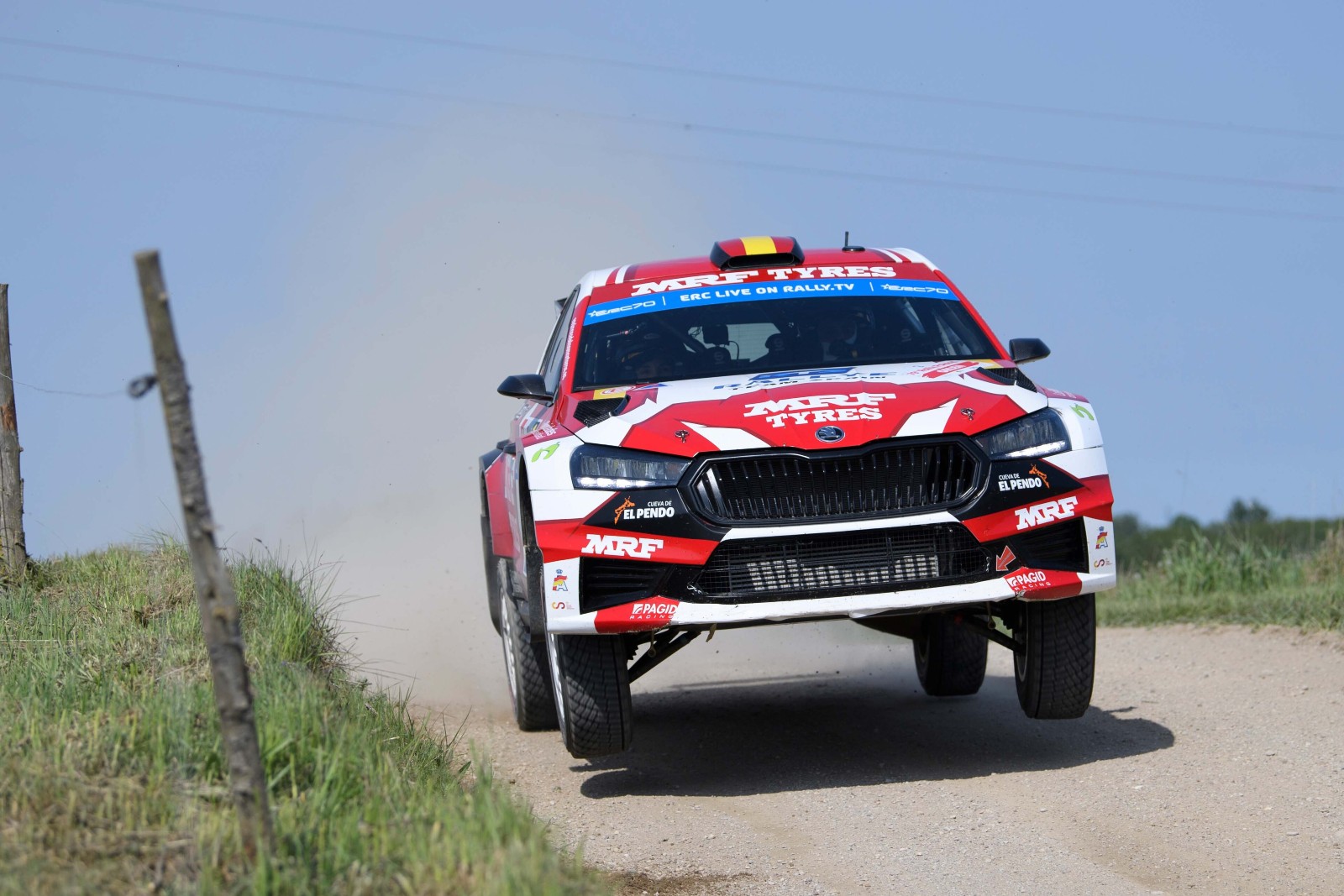 Rallye de Polonia 2023 Llarena Skoda MRF