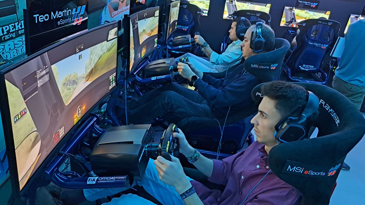 Opel España MSI Corsa Rally eléctrico simulador simracing eSports