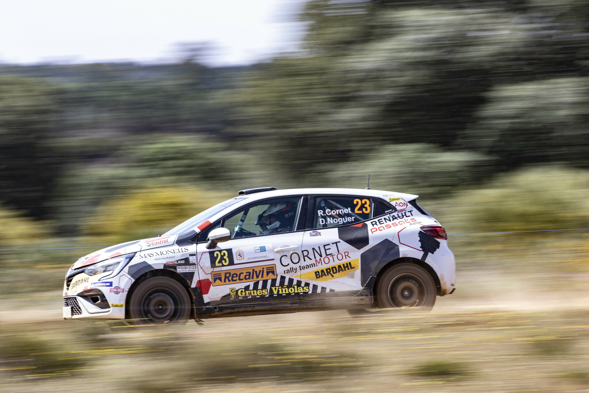 Rallye Reino de León Cornet Renault Clio