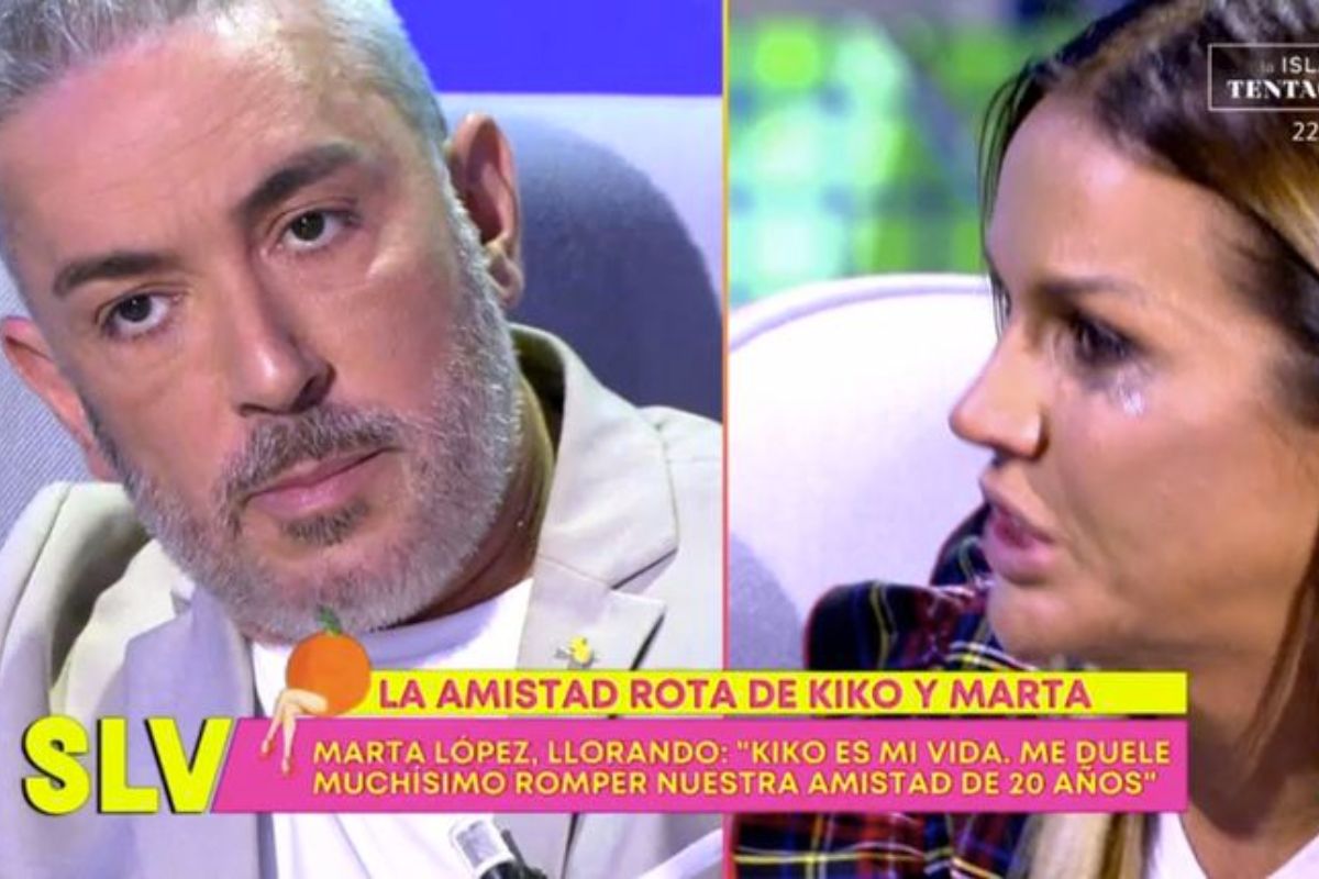 Marta López y Kiko Hernández no son amigos