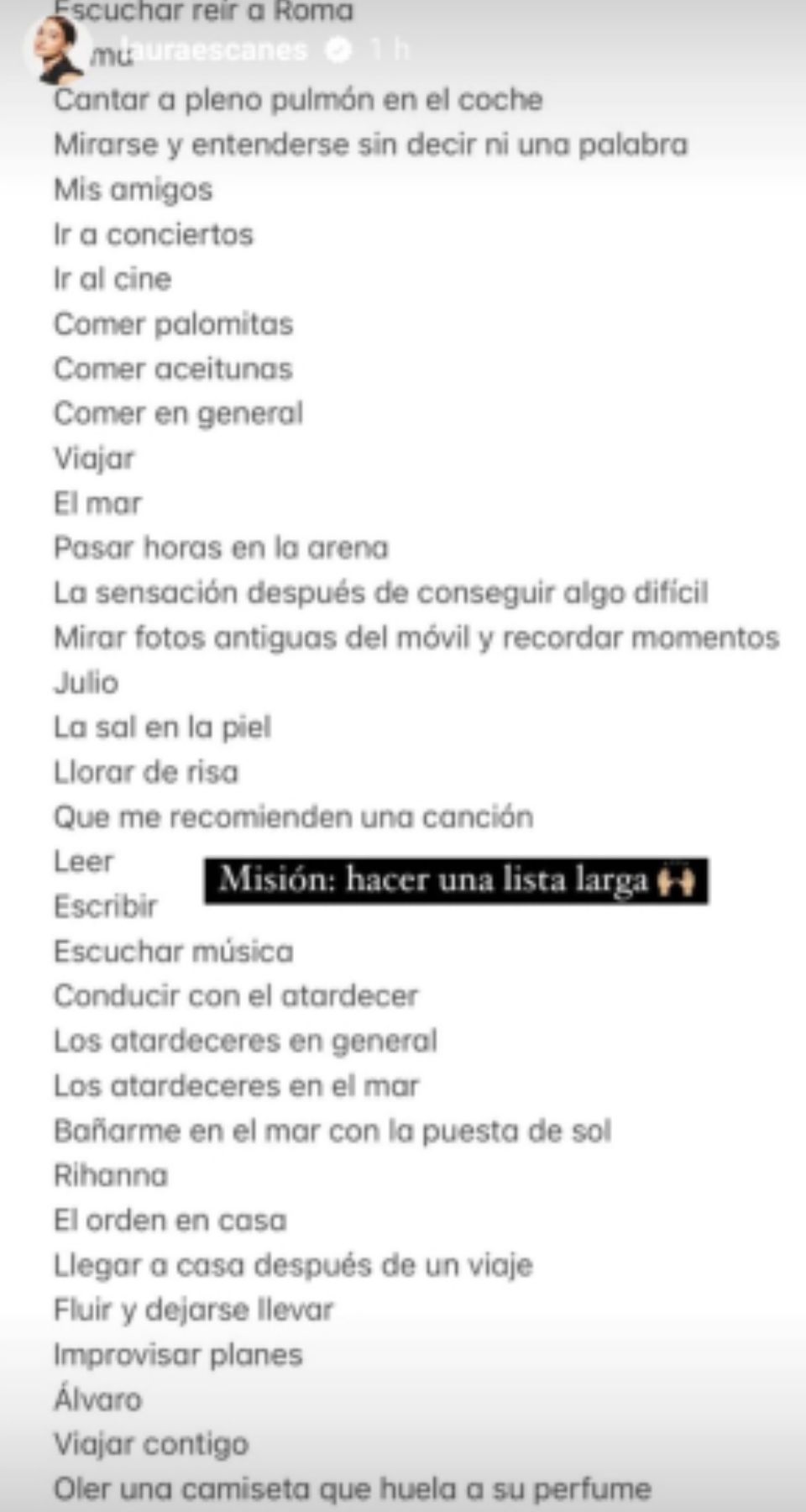Relación Laura Escanes y Álvaro de Luna