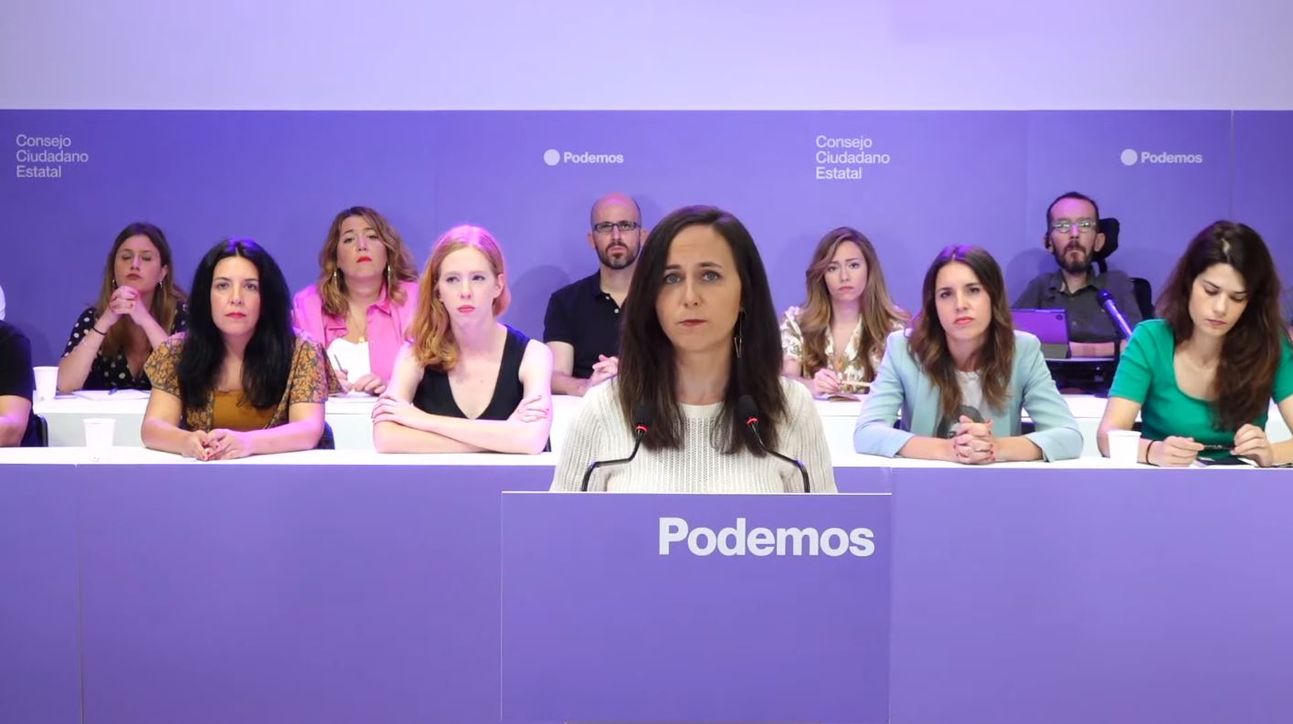 Ione Belarra, secretaria general de Podemos